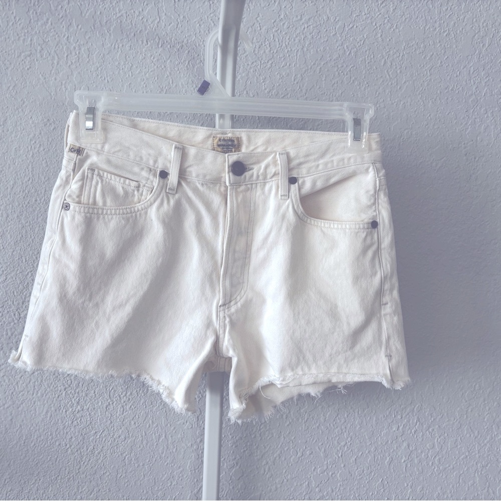 Citizens Of Humanity Off-White Jean Shorts